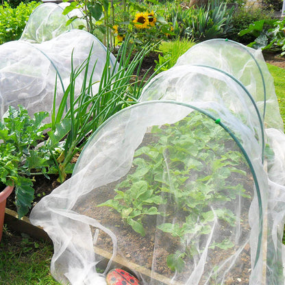 GonLei Garden Netting 10 X 50 FT Ultra Fine Netting for Garden Protection,Garden Netting for Raised Beds,Mosquito Net for Blueberry Shrubs Vegetables Fruits Flowers Crops Pest Barrier