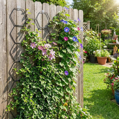 Lupnkl Garden Trellis, Climbing Plant & Vine Support Indoor & Outdoor Use, Sturdy Durable Build, Ideal Home Gardening Accessory for Potted Greenery & Vines
