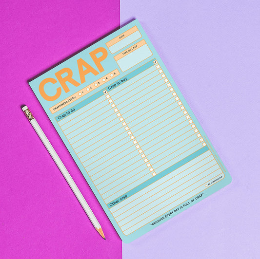 Crap Pad, To Do List Note Pad (Pastel Version) (Knock Knock Pads)