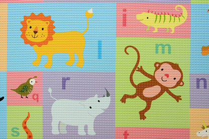 Baby Care Play Mat - Playful Collection (Busy Farm, Large) - Play Mat for Infants – Non-Toxic Baby Rug – Cushioned Baby Mat Waterproof Playmat – Reversible Double-Sided Kindergarten Mat