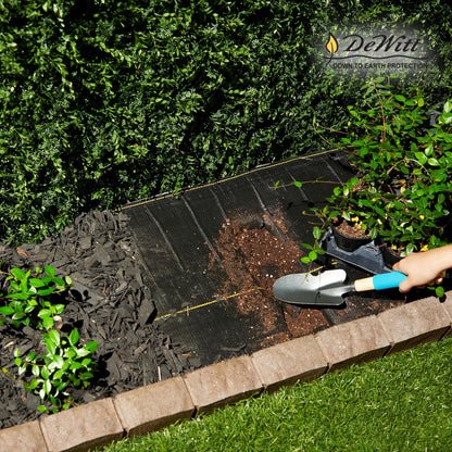 Dewitt 2-Pack Pro-5 Weed Barrier Fabric 5 oz, 6 x 250 Feet – Heavy-Duty Woven Landscape Ground Cover Mat for Raised Garden Bed, Greenhouse Gardening, Outdoor Landscaping, and Commercial Planting