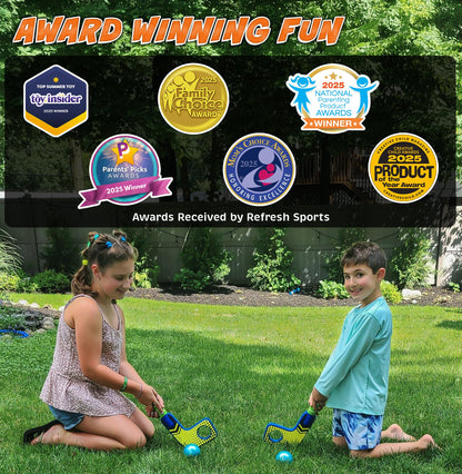 Aqua Hockey Sticks Pool Games - Pool Toys for Kids & Hockey Gifts for Boys - Water Toys Knee Sticks Set Beach Games - Pool Gifts for Boys & Girls - Swimming Toy for Kids Ages 4-8 & 8-12 Year Old