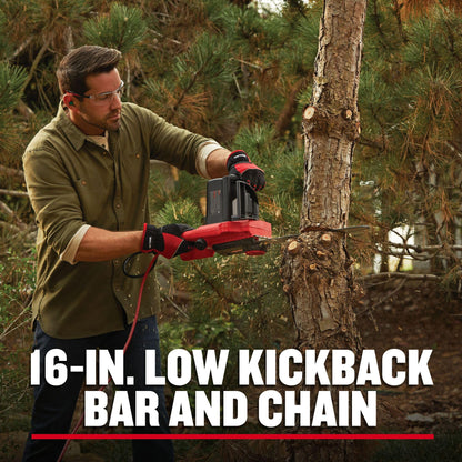 CRAFTSMAN Electric Chainsaw, 16 Inch, 12 Amp Corded Chain Saw Electric, Ergonomic, Powerful Motor (CMECS600)