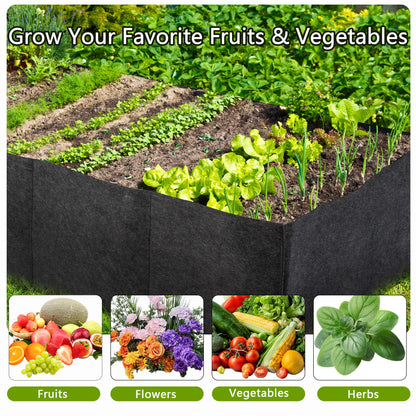 FVOTNW 1-Pack 6 Grids Fabric Grow Bags, 3x2x1ft Thickened 400G Nonwoven Fabric Raised Garden Beds with Handles - Indoor Outdoor Planters for Vegetables, Herbs, Flowers