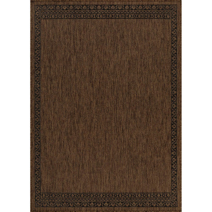 Washable Outdoor Rug 6x9 Modern Area Rugs Outdoor Carpets Bordered Pattern Non Shedding Waterproof Easy Clean Patio Deck Porch Living Room Bedroom Garden RV (6 X 9 Gold)