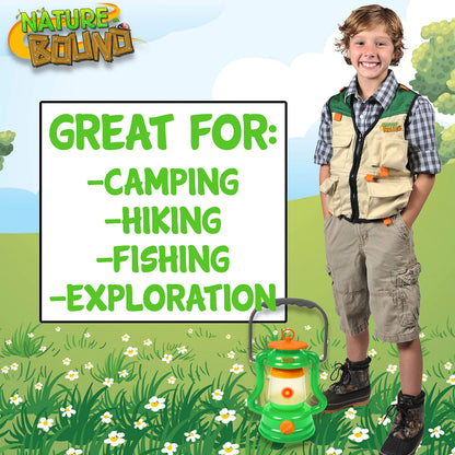 Nature Bound Light & Sound Lantern Kit with Nature Sound Effects, Green, One Size