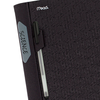 Five Star Advance Spiral Notebook + Study App, 5 Subject, College Ruled Paper, 8-1/2" x 11", 200 Sheets, Spiral Guard, Movable Tabbed Dividers, Black (73144)