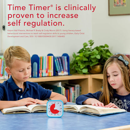 TIME TIMER 60 Minute MOD Education Edition ⁠— Visual Timer with Desktop Software for Kids Classroom Learning, Teachers Desk Clock, Study Tool and Office Meetings with Silent Operation (Sky Blue)