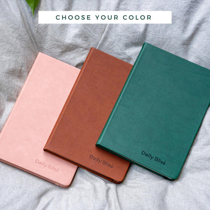 Daily Bliss Stone Paper Journal Premium A5 Hardcover Vegan Leather Notebook Journal | 160 Pages | Premium Quality Professional Notebook For Men and Women |Comes With Gift Box Waterproof Notebook