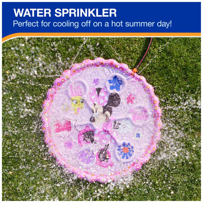 SwimWays Minnie Mouse Splash Mat, Kids Splash Pad, Outdoor Toys, Disney Pool Party Supplies and Water Toys for Kids Ages 1 & Up