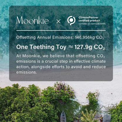 Moonkie Teething Toy, Safe & Easy to Hold BPA Free Silicone Teethers, 360° Baby Toothbrush with Suction Base, Teether Toys Best for Babies 6-12 Months (Koala Warm Taupe)