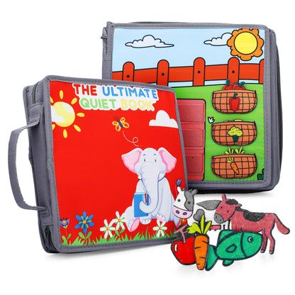 My Preschool Busy Book Montessori Busy Book, Preschool Busy Book, Airplane Travel Essentials & Road Trip Activities
