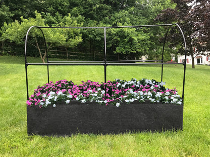 SIMPO 3-in-1 Garden System: Fabric Raised Garden Bed + Greenhouse Cover + Protective Net (36” x 72” x 53”)